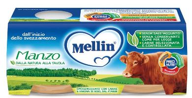 MELLIN OMOGENEIZZATO MANZO 2X120 G - UniversoFarmacie.it