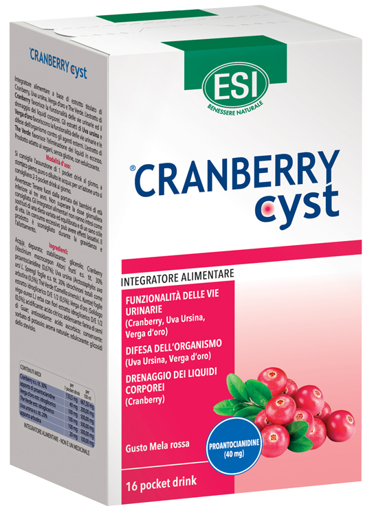 ESI CRANBERRY CYST POCKET DRINK 16 BUSTINE - UniversoFarmacie.it