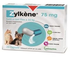 ZYLKENE CANI E GATTI FINO A 10KG 20 CAPSULE 75 MG - UniversoFarmacie.it