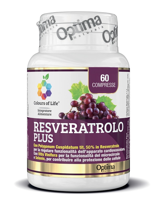 COLOURS OF LIFE RESVERATROLO PLUS 60 COMPRESSE 1000 MG - UniversoFarmacie.it
