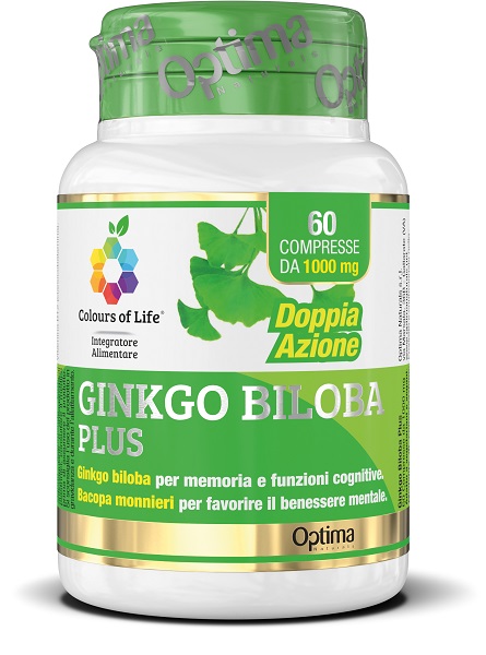 COLORUS OF LIFE GINKGO BILOBA PLUS 60 COMPRESSE 1000 MG - UniversoFarmacie.it
