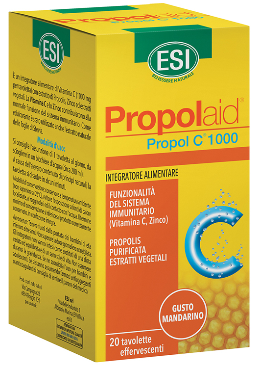 ESI PROPOLAID C 1000 20 TAVOLETTE EFFERVESCENTI - UniversoFarmacie.it