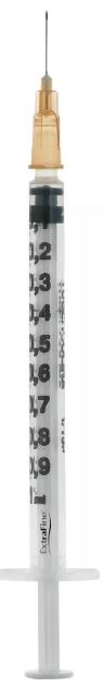 SIRINGA PER INSULINA EXTRAFINE TUB 1ML 100 UI AGO REMOVIBILE 26 GAUGE 0,45X12 MM 1 PEZZO - UniversoFarmacie.it