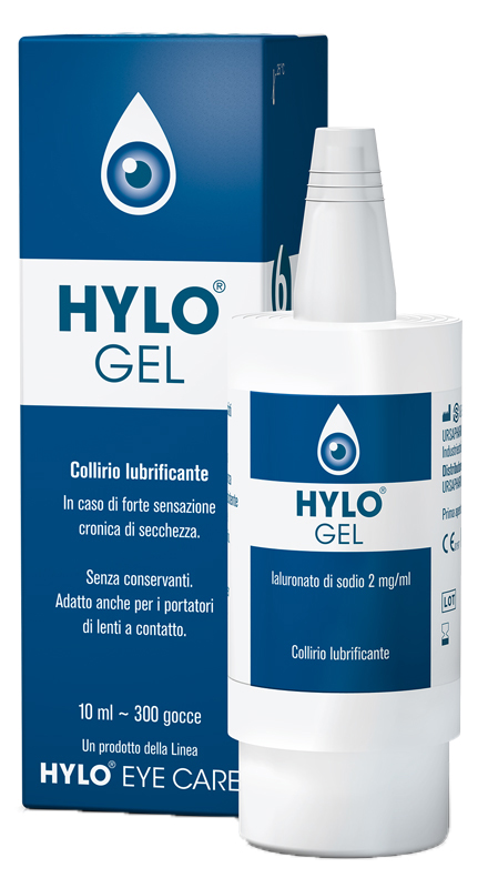 HYLO-GEL COLLIRIO LUBRIFICANTE ACIDO IALURONICO 0,2% 10 ML - UniversoFarmacie.it