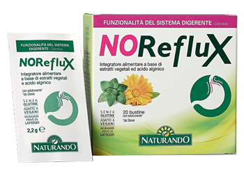 NOREFLUX INTEGRATORE ALIMENTARE 20 BUSTINE - UniversoFarmacie.it