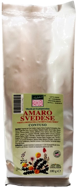 RAIHUEN ERBE SVEDESI CONTUSO PREPARATO PER AMARO SVEDESE 100 G - UniversoFarmacie.it