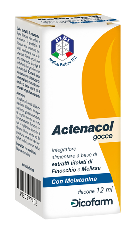 ACTENACOL GOCCE 12 ML CON MELATONINA - UniversoFarmacie.it