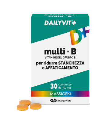 MASSIGEN MULTI B VITAMINE DEL GRUPPO B 30 COMPRESSE RIVESTITA DA 364 MG - UniversoFarmacie.it