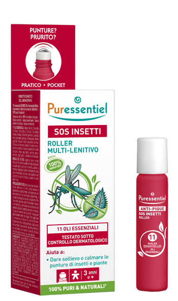 PURESSENTIEL SOS INSETTI ROLLER 11 OLI ESSENZIALI 5 ML - UniversoFarmacie.it