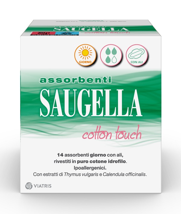 SAUGELLA COTTON TOUCH ASSORBENTI GIORNO 14 PEZZI TAGLIO PREZZO - UniversoFarmacie.it