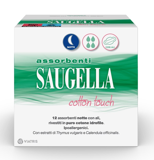 SAUGELLA COTTON TOUCH ASSORBENTI NOTTE 12 PEZZI TAGLIO PREZZO - UniversoFarmacie.it