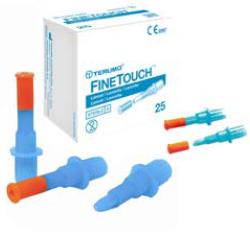 LANCETTE PUNGIDITO FINETOUCH 23 GAUGE 25 PEZZI - UniversoFarmacie.it