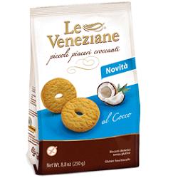 LE VENEZIANE BISCOTTI COCCO 250 G - UniversoFarmacie.it