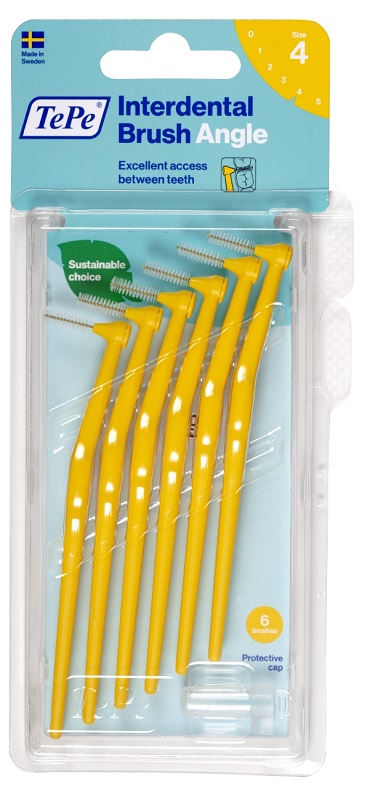 TEPE ANGLE SCOVOLINO GIALLO 0,7MM 6 PEZZI - UniversoFarmacie.it