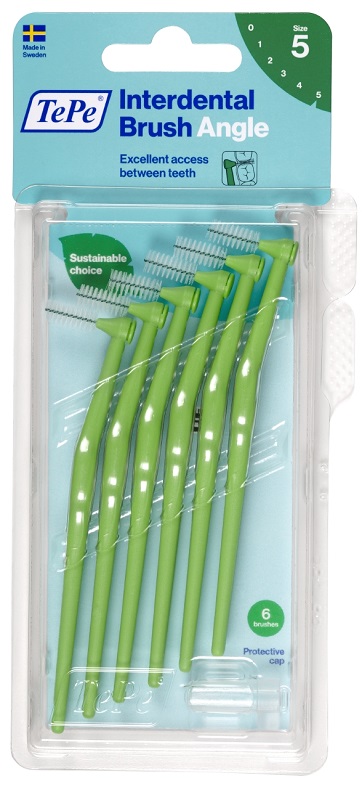 TEPE ANGLE SCOVOLINO VERDE 0,8MM 6 PEZZI - UniversoFarmacie.it