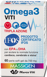 OMEGA3 VITI TRIPLA AZIONE 60 PERLE - UniversoFarmacie.it