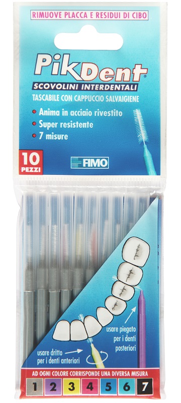 PIKDENT STUZZICOLINO 1 GRIGIO 10 PEZZI - UniversoFarmacie.it