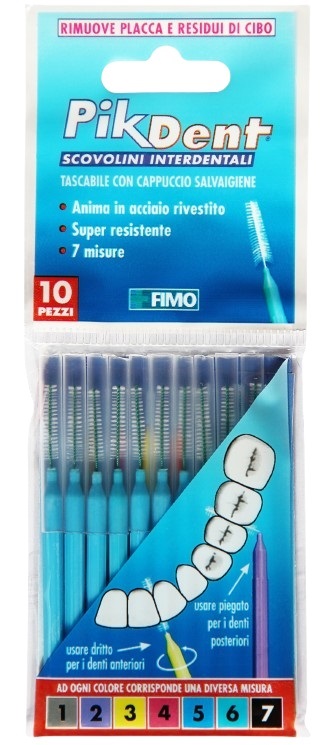 PIKDENT STUZZICOLINO 5 AZZURRO 10 PEZZI - UniversoFarmacie.it