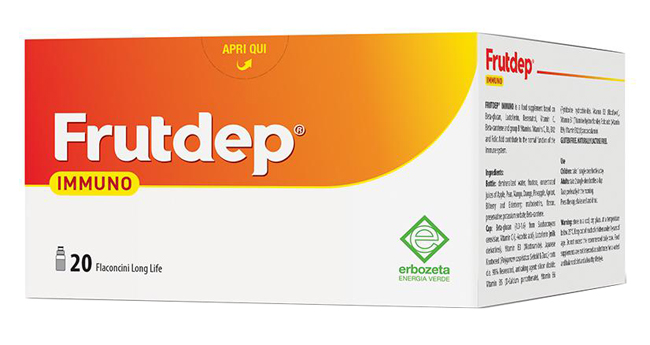 FRUTDEP IMMUNO 20 FLACONCINI 10 ML - UniversoFarmacie.it