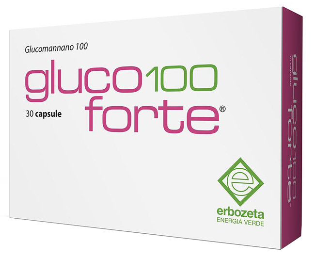 GLUCO 100 FORTE GLUCOMANNANO 100 30 CAPSULE DA 900 MG - UniversoFarmacie.it