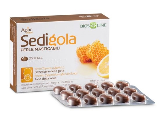 SEDIGOLA PERLE MASTICABILI 30 PERLE - UniversoFarmacie.it