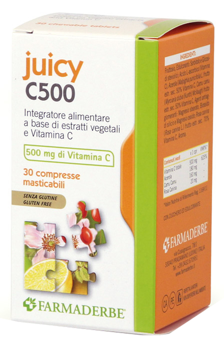 JUICY C500 30 COMPRESSE MASTICABILI - UniversoFarmacie.it