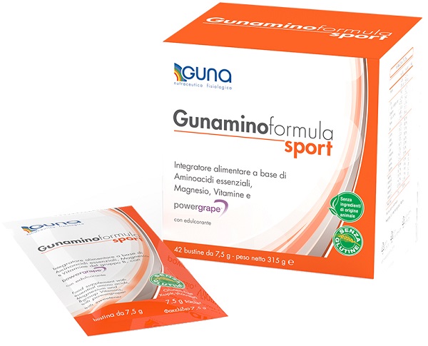 GUNAMINOFORMULA SPORT 42 BUSTE 315 G - UniversoFarmacie.it