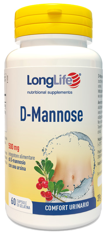 LONGLIFE D-MANNOSE 60 CAPSULE - UniversoFarmacie.it
