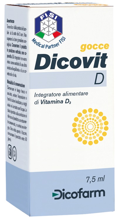 DICOVIT D VITAMINA D3 7,5 ML - UniversoFarmacie.it