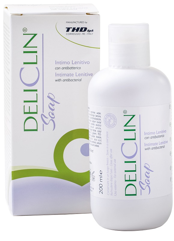 DELICLIN SOAP DETERGENTE INTIMO LENITIVO CON ANTIBATTERICO 200 ML - UniversoFarmacie.it