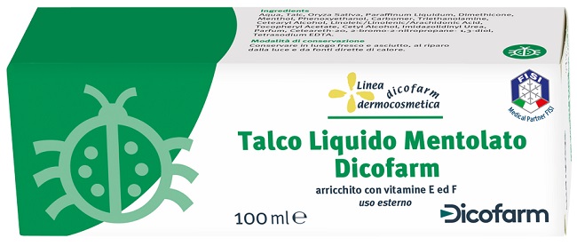DICOFARM TALCO LIQUIDO MENTOLATO 100 ML - UniversoFarmacie.it