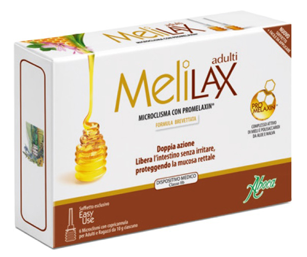 MELILAX ADULTI MICROCLISMI 6 PEZZI 10 G - UniversoFarmacie.it