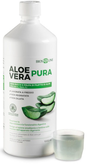 BIOSLINE ALOE VERA SUCCO POLPA 1 LITRO - UniversoFarmacie.it