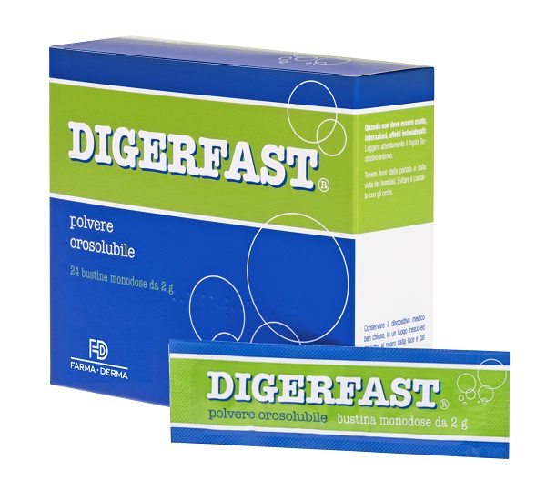 DIGERFAST POLVERE 24 BUSTINE MONODOSE 2 G - UniversoFarmacie.it