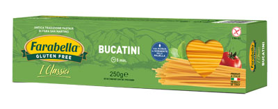 FARABELLA BUCATINI PASTA SENZA GLUTINE 250 G - UniversoFarmacie.it