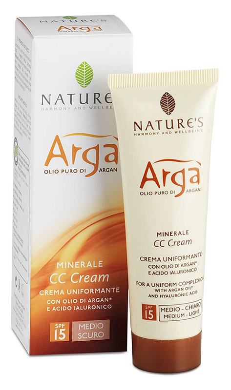 ARGA' CC CREAM VISO MEDIO SCURA 50 ML NATURE'S - UniversoFarmacie.it