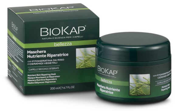 BIOKAP BELLEZZA MASCHERA NUTRIENTE/RIPARATRICE 200 ML BIOSLINE - UniversoFarmacie.it