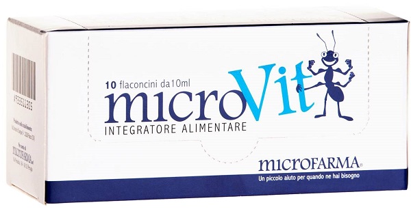 MICROVIT 10 FLACONCINI DA 10 ML - UniversoFarmacie.it