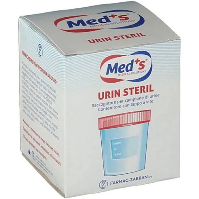 CONTENITORE MEDS URINA STERILE SOTTOVUOTO 120 ML - UniversoFarmacie.it