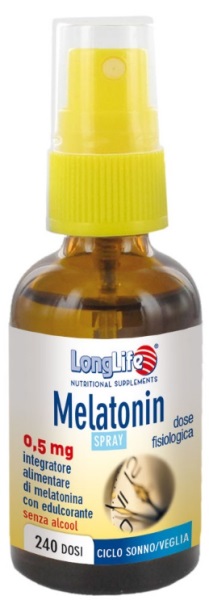 LONGLIFE MELATONIN SPRAY 0,5MG 30 ML - UniversoFarmacie.it