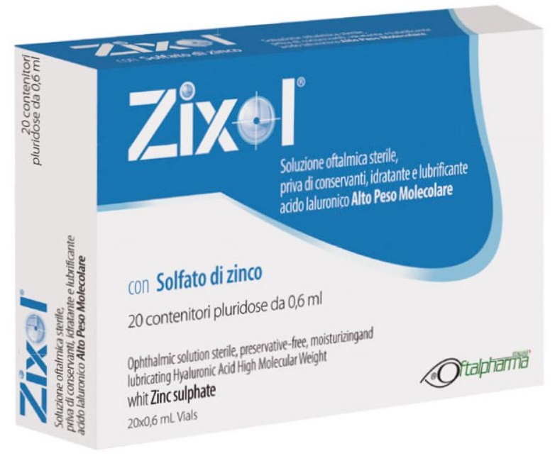 GOCCE OCULARI ZIXOL 20 FLACONCINI 0,6 ML - UniversoFarmacie.it
