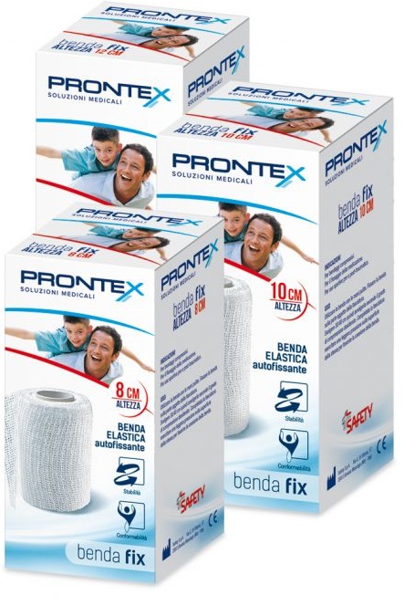 BENDA ELASTICA PRONTEX FIX AUTOFISSANTE 12 CM DI ALTEZZA PER4 METRI IN ESTENSIONE 1 PEZZO - UniversoFarmacie.it