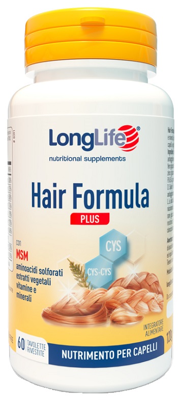 LONGLIFE HAIR FORMULA PLUS 60 TAVOLETTE - UniversoFarmacie.it