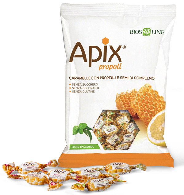 APIX PROPOLI CARAMELLA BALSAMICA 50 G BIOSLINE - UniversoFarmacie.it