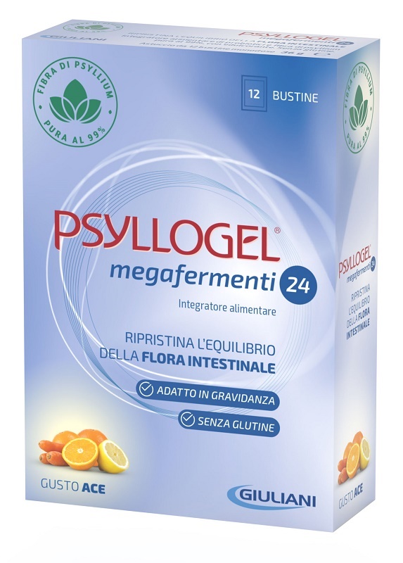 PSYLLOGEL MEGAFERMENTI 24 ACE 12 BUSTE 3 G - UniversoFarmacie.it
