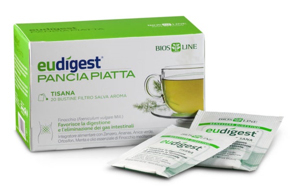 BIOSLINE EUDIGEST TISANA DOPOPASTO 20 BUSTE 40 G - UniversoFarmacie.it