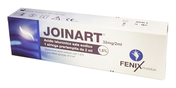 SIRINGA INTRA-ARTICOLARE JOINART ACIDO IALURONICO 1,6% 2 ML 3 PEZZI - UniversoFarmacie.it