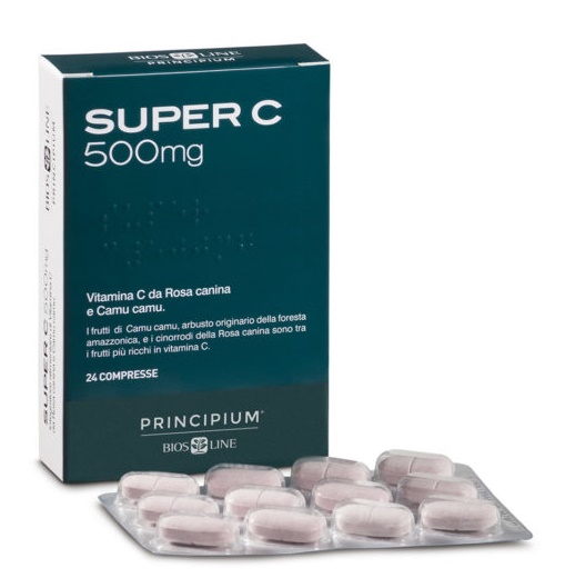 PRINCIPIUM SUPER C 500 24 COMPRESSE 24,2 G - UniversoFarmacie.it