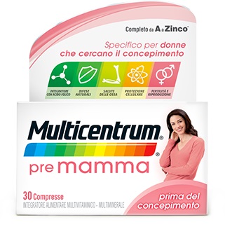 MULTICENTRUM PRE MAMMA 30 COMPRESSE - UniversoFarmacie.it