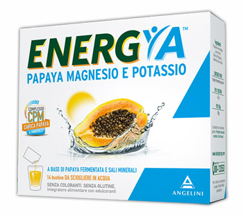ENERGYA PAPAYA MAGNESIO POTASSIO 14 BUSTINE - UniversoFarmacie.it